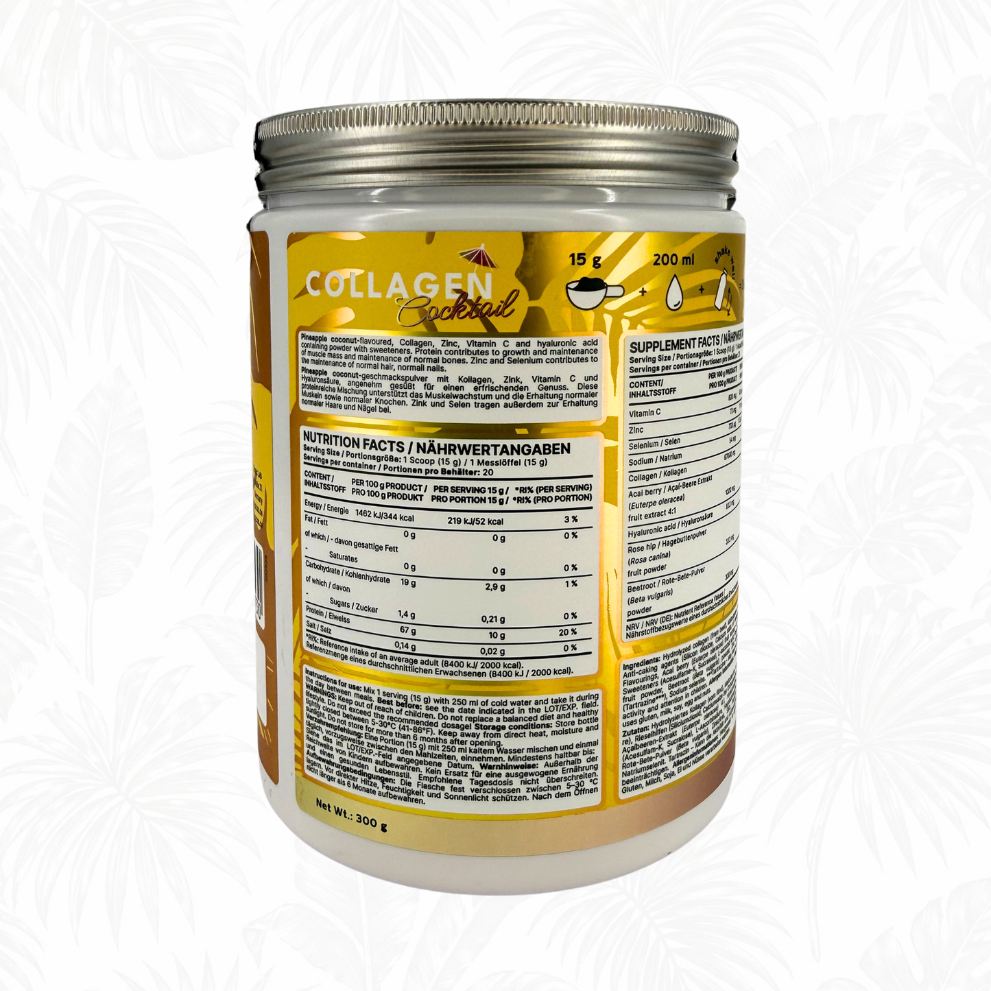 Collagen Cocktail Pina Colada