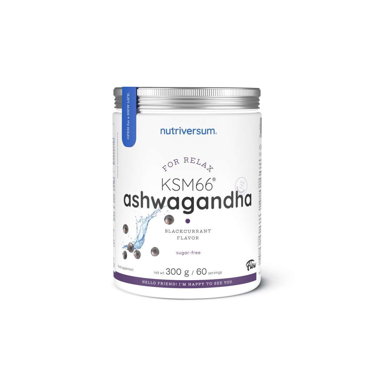 Ashwaganda Pulver mit KSM66 Flow 300gr