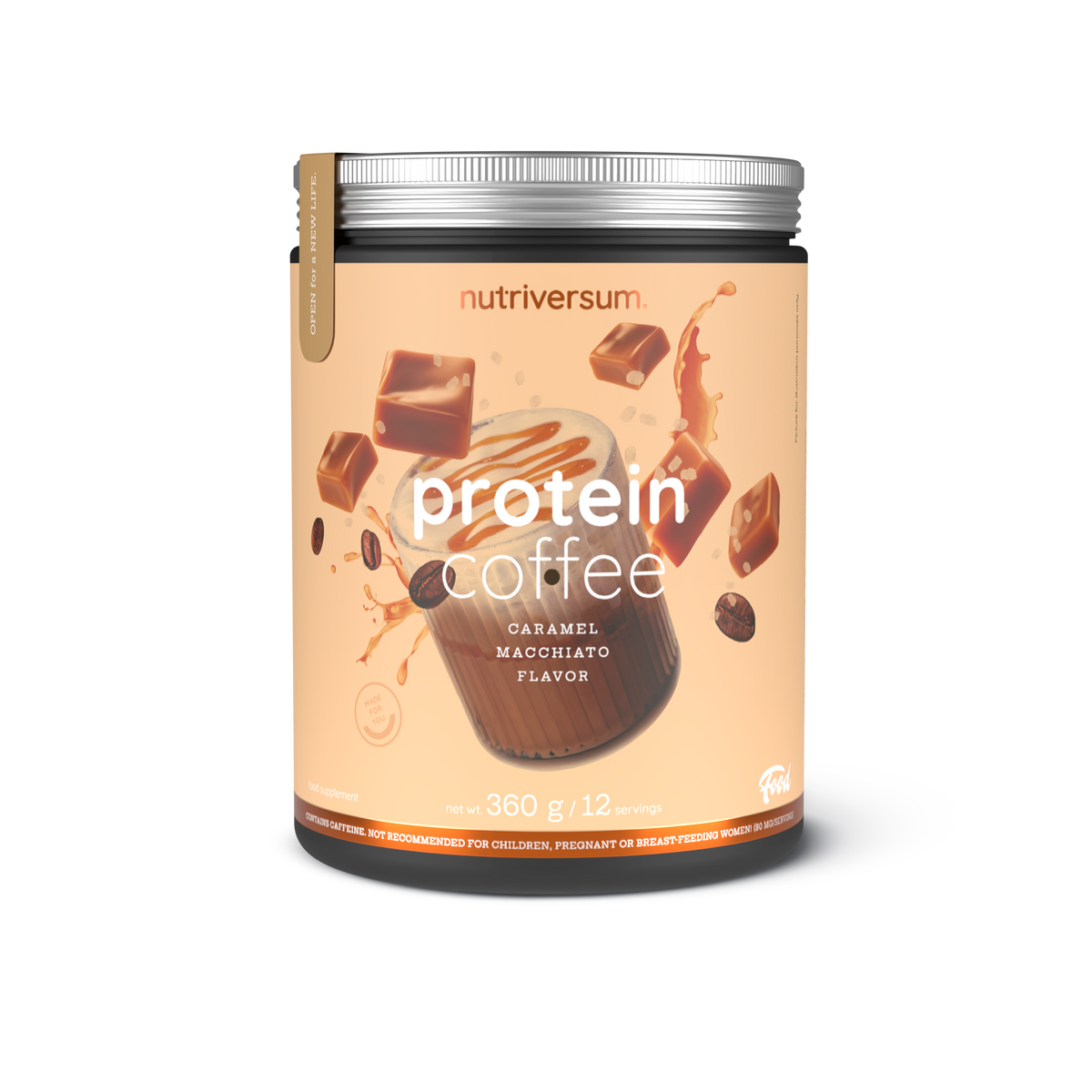 Protein Kaffee Caramel Macchiato Flow 360gr